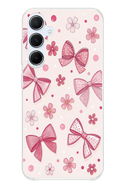 TechTree حافظة سيليكون متوافقة مع هاتف سامسونج جالاكسي A55، وردية اللون، على ...