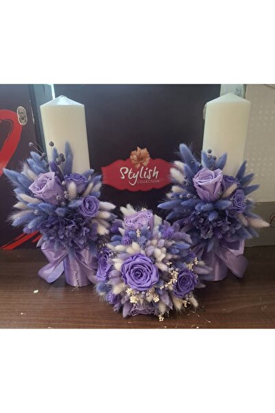 MIKKA STYLE Lumânări pentru nuntă și buchet