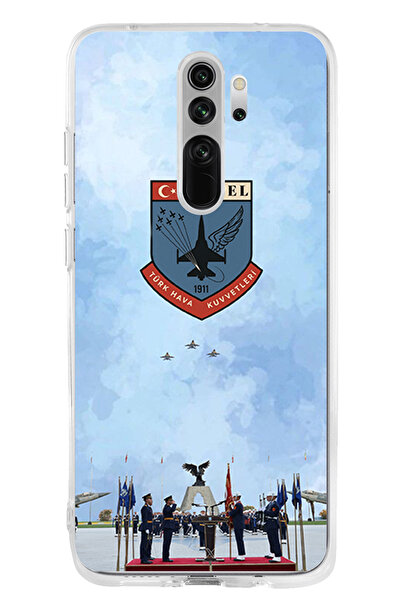 TechTree حافظة سيليكون متوافقة مع القوات الجوية التركية مطبوع لهاتف Redmi Not...