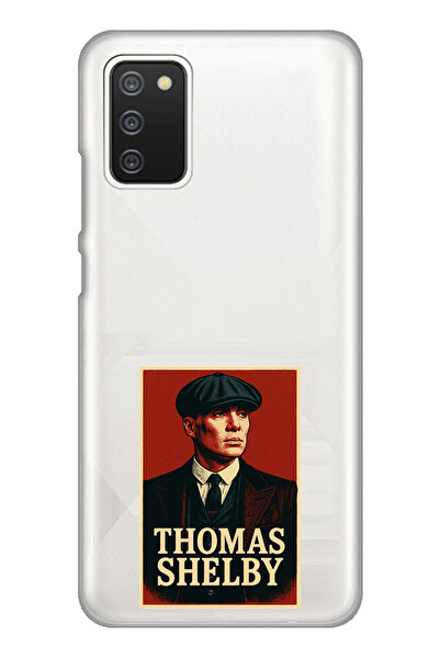 TechTree حافظة سيليكون متوافقة مع هاتف سامسونج جالاكسي A02S من توماس شيلبي مطبوع