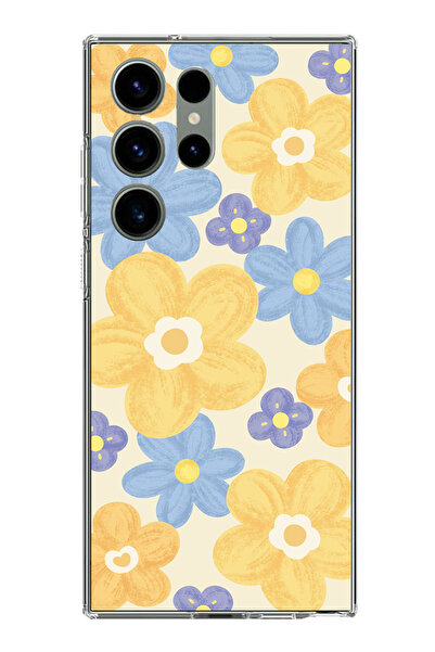 TechTree حافظة سيليكون ناعمة متوافقة مع هاتف سامسونج جالاكسي S23 ULTRA مطبوع