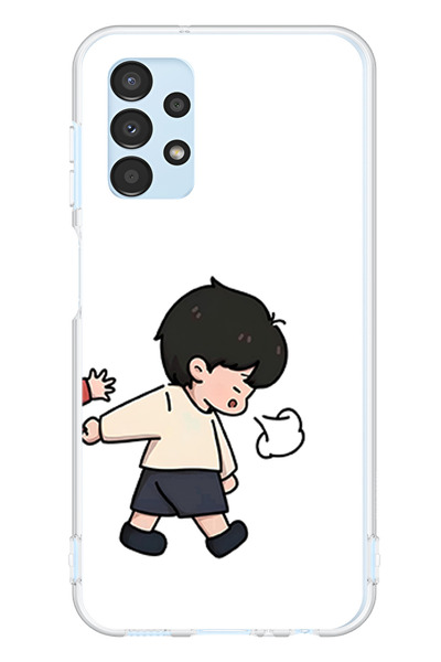 TechTree حافظة سيليكون متوافقة مع هاتف سامسونج جالاكسي A13 - حافظة سيليكون موديل مطبوع