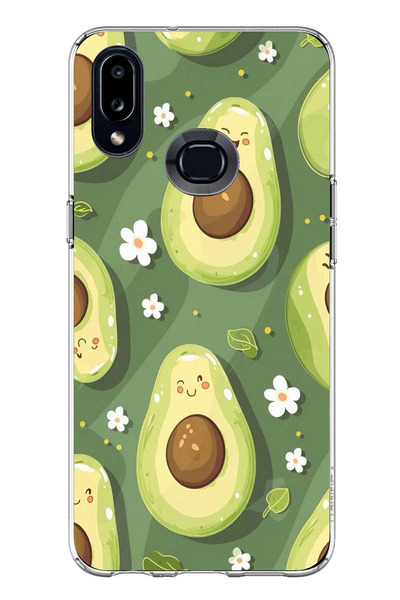 TechTree حافظة سيليكون متوافقة مع هاتف سامسونج جالاكسي A10S باللون الأخضر الل...