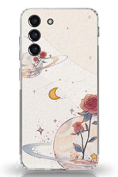 TechTree حافظة سيليكون متوافقة مع هاتف سامسونج جالاكسي S21 FE، بتصميم كوكب ون...