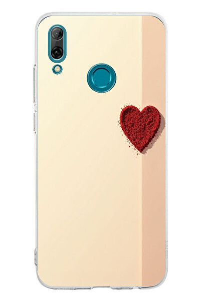 TechTree حافظة سيليكون متوافقة مع هاتف هواوي بي سمارت 2019 باللون الأحمر على ...