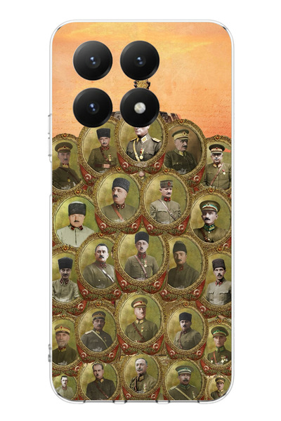 TechTree حافظة سيليكون متوافقة مع هاتف Xiaomi Mi 15T PRO من أتاتورك وقادة الح...