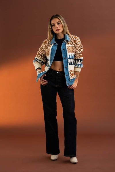 roibyardaözmen Denim Detailed, Roi Cardigan