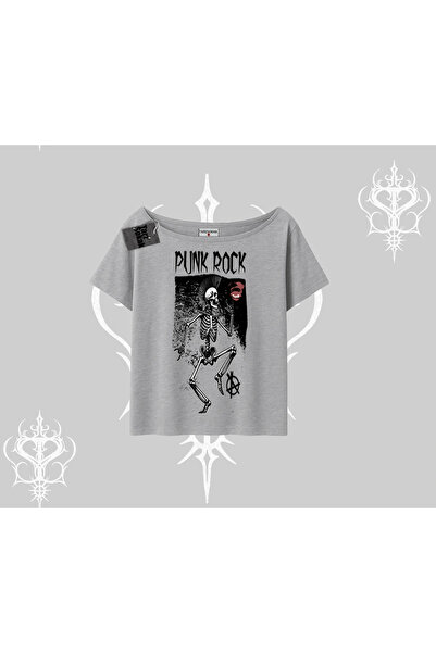 Tarzsokak Футболка з круглим вирізом Punk Rock Chaos Skeleton Riot