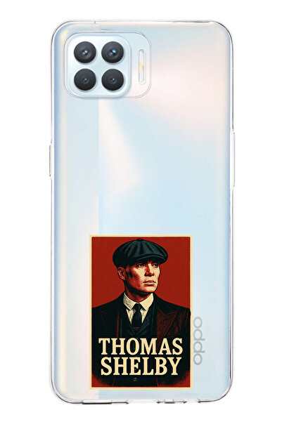 TechTree حافظة سيليكون متوافقة مع هاتف OPPO Reno 4 Lite من Thomas Shelby مطبوع