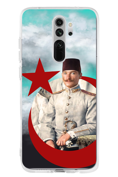 TechTree حافظة سيليكون متوافقة مع هاتف Redmi Note 8 من Youth Years Ataturk مطبوع