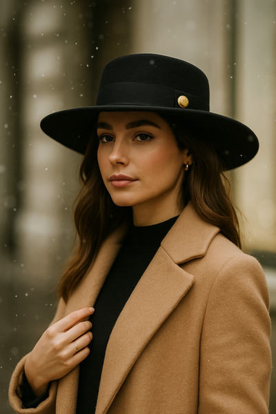 keisy قبعة كاواي سويت فوترو النسائية على طراز رعاة البقر البانامية