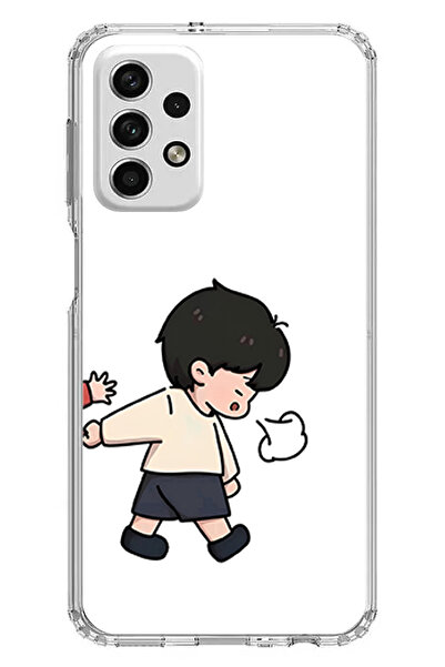 TechTree حافظة سيليكون متوافقة مع هاتف سامسونج جالاكسي A73 - حافظة سيليكون مطبوع