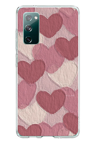 TechTree حافظة سيليكون متوافقة مع هاتف سامسونج جالاكسي S20 FE باللون الوردي ا...