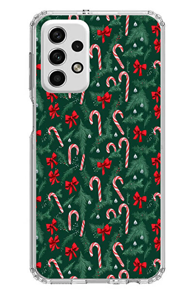 TechTree حافظة سيليكون متوافقة مع هاتف سامسونج جالاكسي A73 لشجرة عيد الميلاد ...