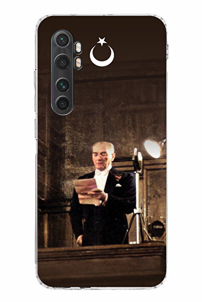 TechTree حافظة سيليكون متوافقة مع هاتف Mi Note 10 Lite من أتاتورك First Speec...