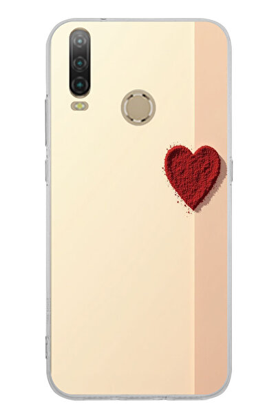 TechTree حافظة سيليكون من جنرال موبايل GM 10 متوافقة مع كريم برايس ريد هارت مطبوع