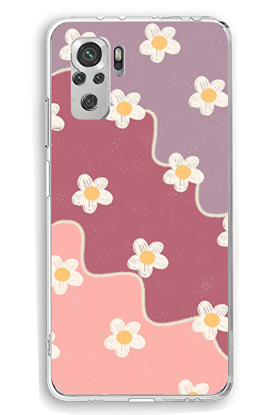 TechTree حافظة سيليكون متوافقة مع هاتف Redmi Note 10 / 10S بلون الورد المجفف ...