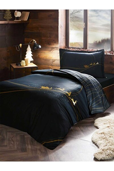 Özdilek Set de lenjerie de pat pentru o persoană unică elasticizat Night Twinkle