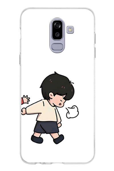 TechTree حافظة سيليكون متوافقة مع هاتف سامسونج جالاكسي J8-A6 بلس - حافظة سيلي...