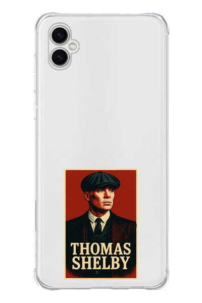 TechTree حافظة سيليكون متوافقة مع هاتف سامسونج جالاكسي A04 من توماس شيلبي مطبوع