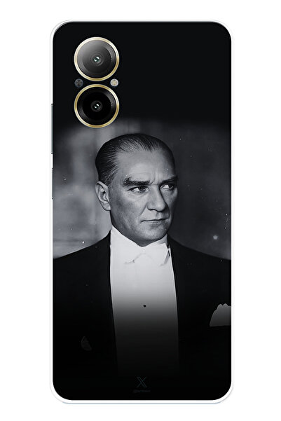 TechTree أناقة ورقيمة متوافقة مع هاتف Realme 12 Lite: حافظة سيليكون مطبوع من ...