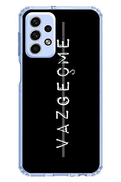 TechTree جراب سيليكون متوافق مع هاتف سامسونج جالاكسي A33 مكتوب عليه مطبوع