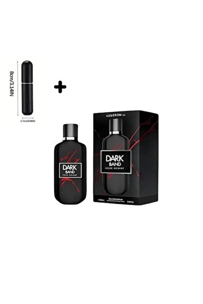 LUXEROM Dark Band Perfume + Refillable Perfume Dispenser