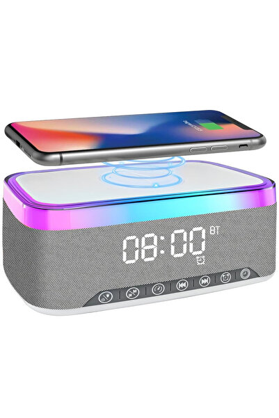 Teno Gray Multifunctional Smart Speaker with RGB Lighting