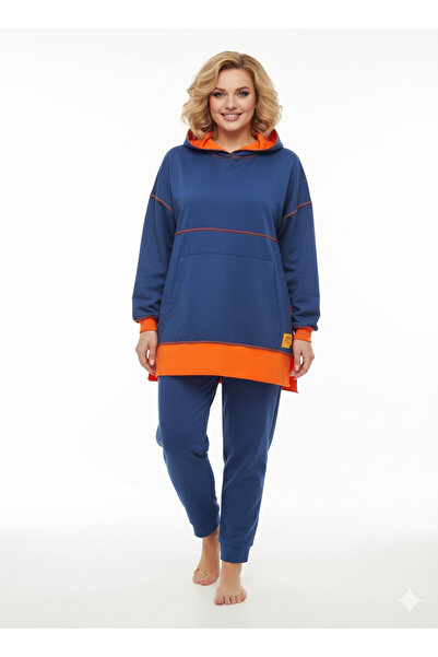 Yukimay Newyork Hooded Top Loose Large Tracksuit