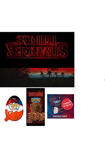 CHOCOBOO SPOOKY FLAVOURS STRANGER THINGS FİGÜRLÜ 35 GR VE Kinder Joy Stranger...
