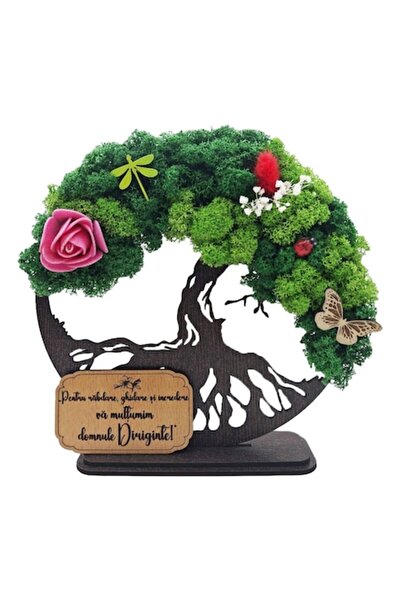 OEM Pictură decorativă - Arborele Vieții cu licheni stabilizați