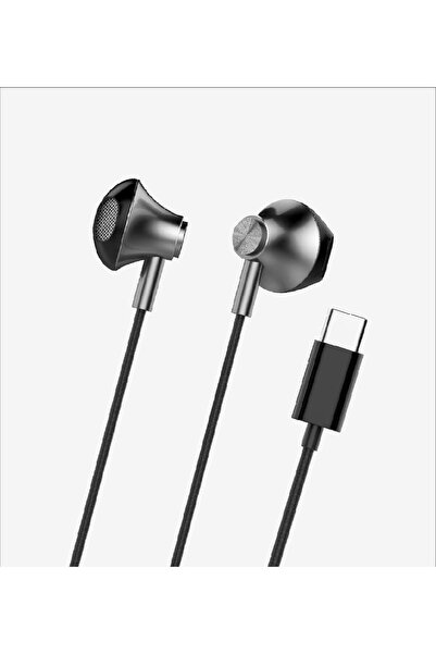 Link LinkTech H336 Spor Yüksek Baslı Silikonlu Kablolu Beyaz Kulaklık Type-C