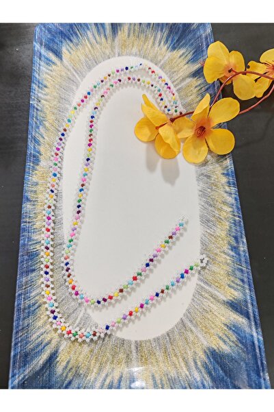 elbi bijuteri White Design Glasses Rope