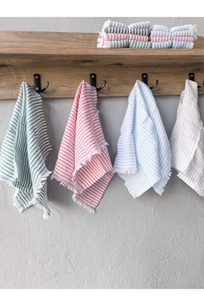 Peacock 5 Pieces Kitchen Towel Drying Cloth with Fringe 30X50