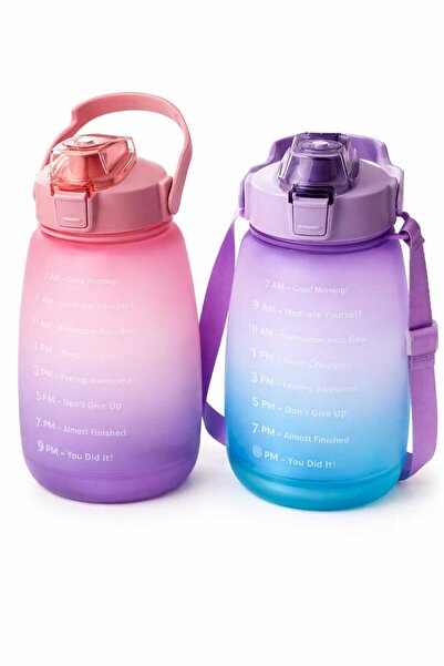 ÇİLLOR İBİCO ( 1.3LT & TOMBUL ) PİPETLİ RENKLİ PLASTİK SULUK MATARA ( KİLİTLİ...