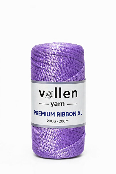 vollen yarn Premium 200gr/4mm Polyester Ribbon Ip,makrome Ipi,çanta Ipi,hobi ...