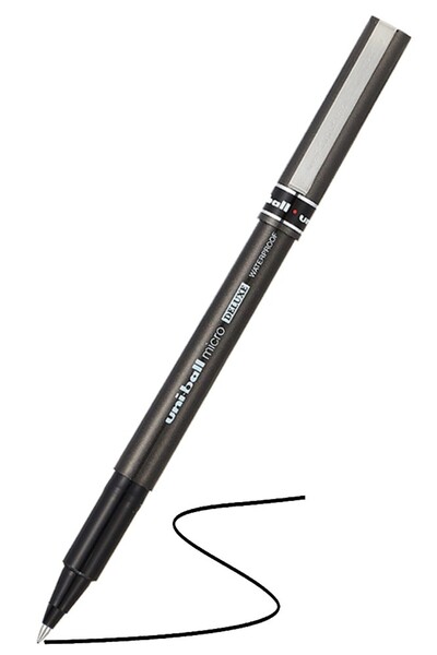 UNİ-BALL Pilot Kalem UB-155 Micro Deluxe 1 Adet Uniball Pilot Kalem 0.5 mm Ro...