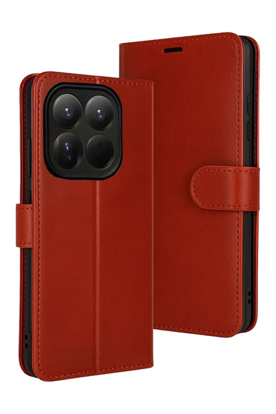 MMP SHOP Xiaomi Mi 15t Compatible Leather Case with Camera Protection Cover, ...