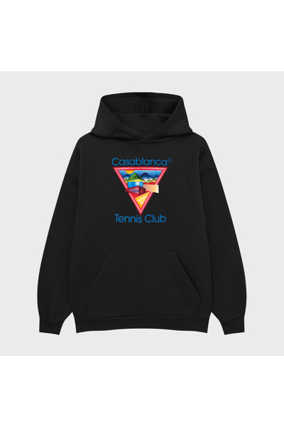 TRAGEDY Unisex Casa Red Triangle Printed 3 Thread Ş Fleece-Lined Hoodie Sweat...