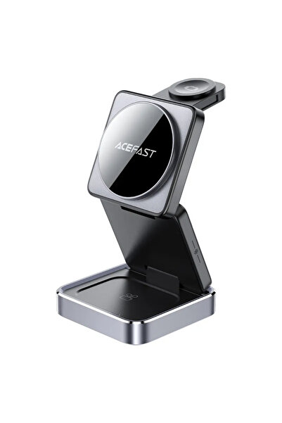 Acefast E20 Desktop Charger with Wireless Charging Stand, Black 3-in-1