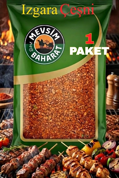 Dört Mevsim Baharat IZGARA ÇEŞNİ 1KG - 30KG et ve tavuğa yeterli çeşnidir.