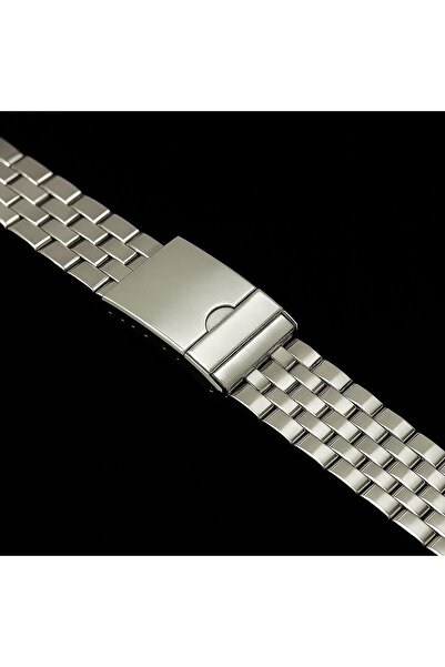 T-WINNER 22MM GÜMÜŞ RENK ÇELİK SAAT KORDONU