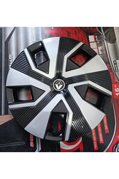 Universal Renault Megane Uyumlu 15 inç Jant Kapağı 4'lü Takım Amblem Hediyeli
