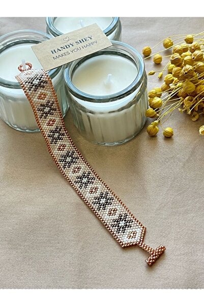 hand shey Bakır İzler - Miyuki Boncuk Bileklik | El Yapımı