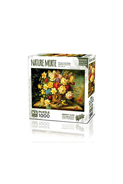Ks Games Flowers and Wings 1000 Parça Puzzle