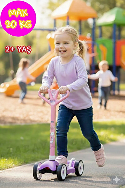 YILDIRIM OYUNCAK Unicorn 4 Tekerlekli My First Scooter 59 cm - Tek Boynuzlu At Scooter - Dengeli Scooter