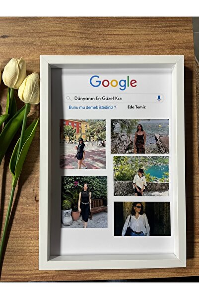 AY AN STUDYO Dünyanın En Güzel Kızı Bunu Mu Demek İstemiştiniz Tasarım Çerceve