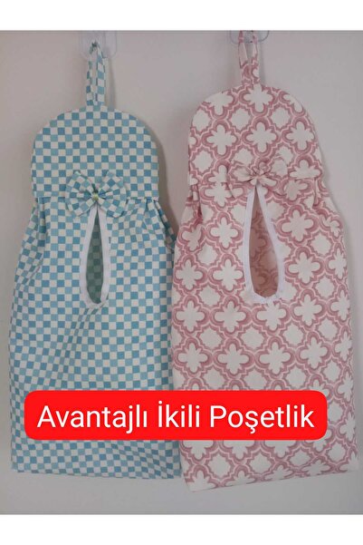 ENROSE TEKSTİL Poşetlik🛍️ Düzenleyici🪴 Avantajli Ikili Set🎀