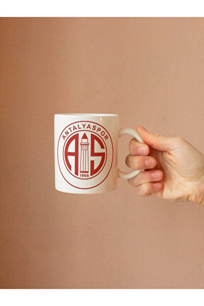 B.A.M BASKI TASARIM Kişiye Özel Antalyaspor Arma Baskılı Kupa Bardak