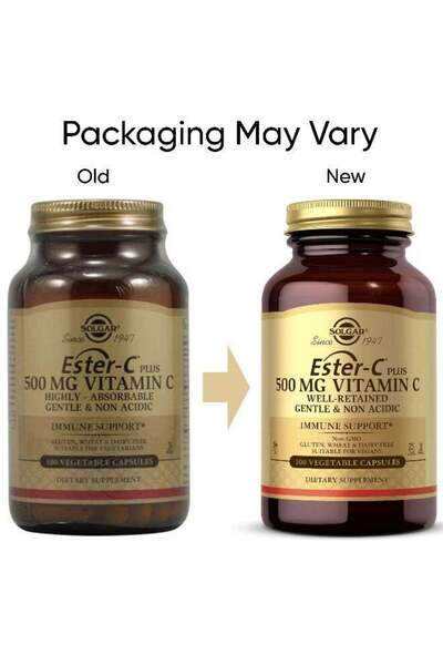Solgar Ester-C Plus Vitamin C, 500 Mg, 100 Vegetable Capsules